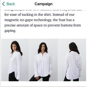 Leze the Label perfectly fitted white long sleeve dress shirt sz 3XL